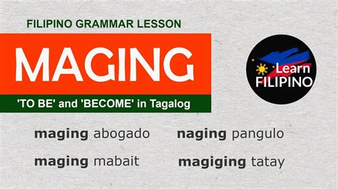 Tutorial: Filipino Grammar Lessons .